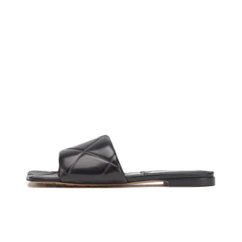 Bottega Veneta Lido Slide Slippers Women's Black