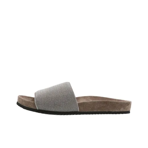 Brunello Cucinelli Monili Vamp Slides