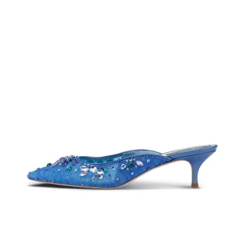RENE CAOVILLA Hina Stylish Sandals Women's Blue