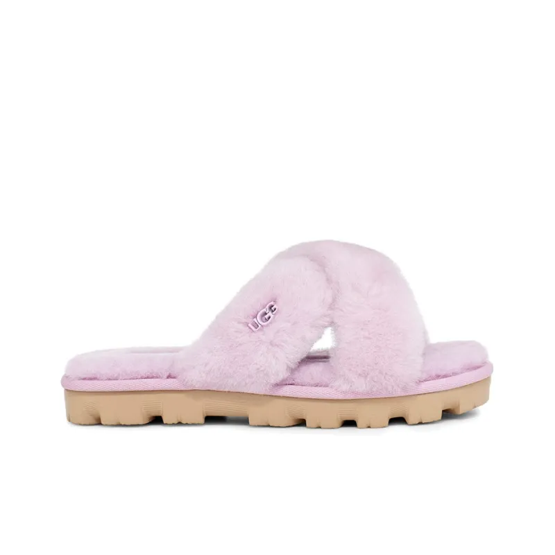 UGG Fuzzette Minimalistic Soft Sole Cozy Purple Women's-1