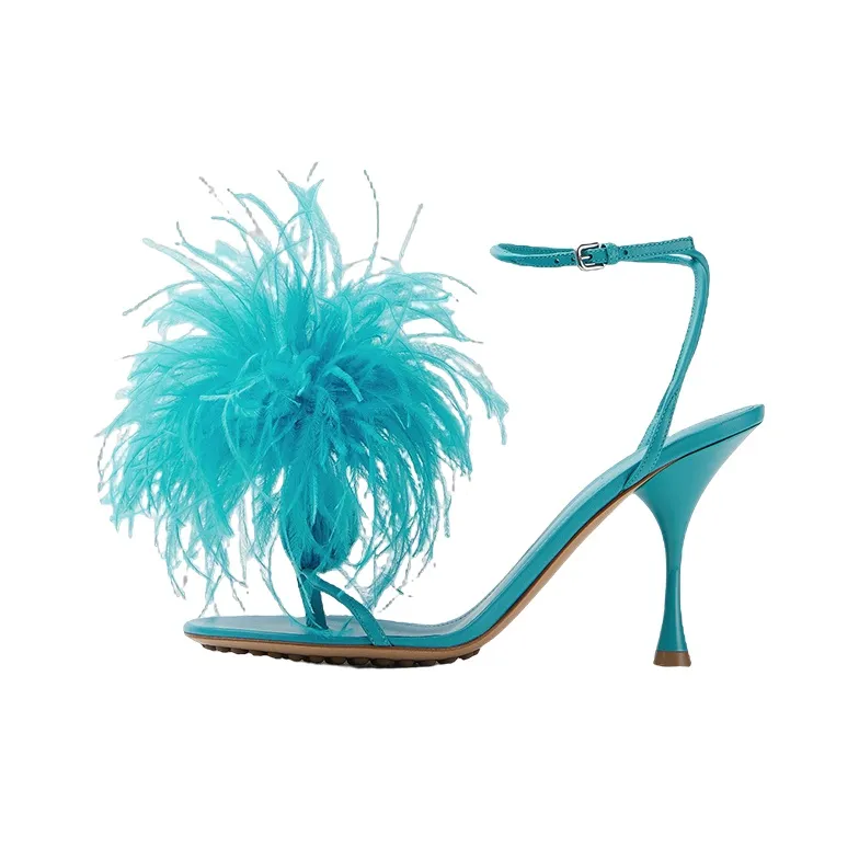 Bottega Veneta Dot Stylish Sandal Women's Blue-0