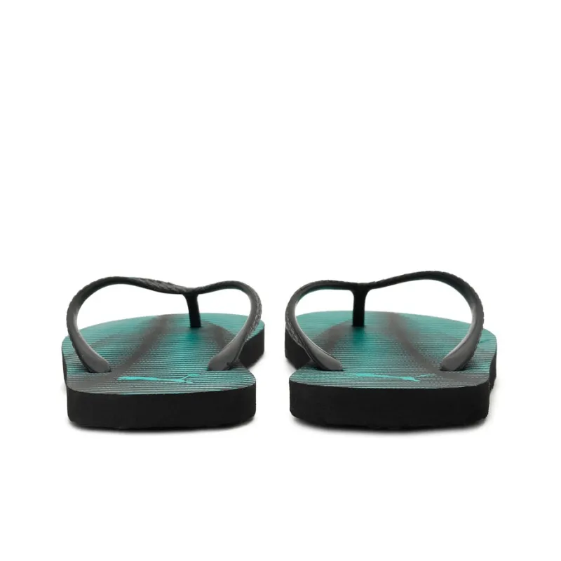 PUMA Caspian Idp Slide Slippers Men's Black Cyan-3