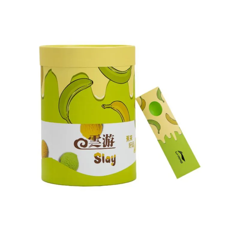 LiNing Yun You Slay Quiet Slide Slippers Men's Green Banana Ice Cream Set-4
