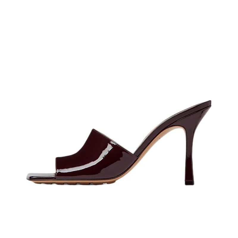 Bottega Veneta Stretch Slide Slippers Women's Brown-0