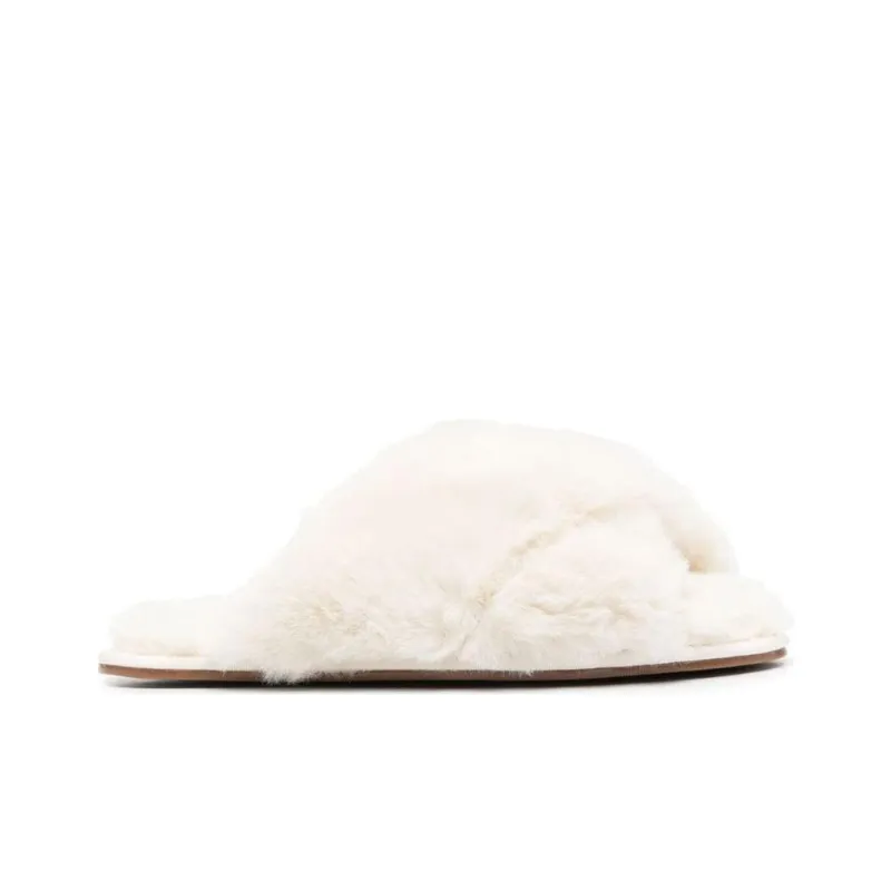 Paul Smith Rubber Sole Slip-Resistant Slide Slippers Women's Ivory-1