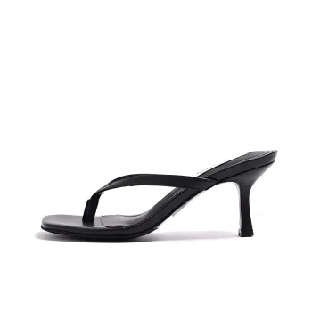 STEVE MADDEN Stylish Sandals Women's Black Smooth Finish