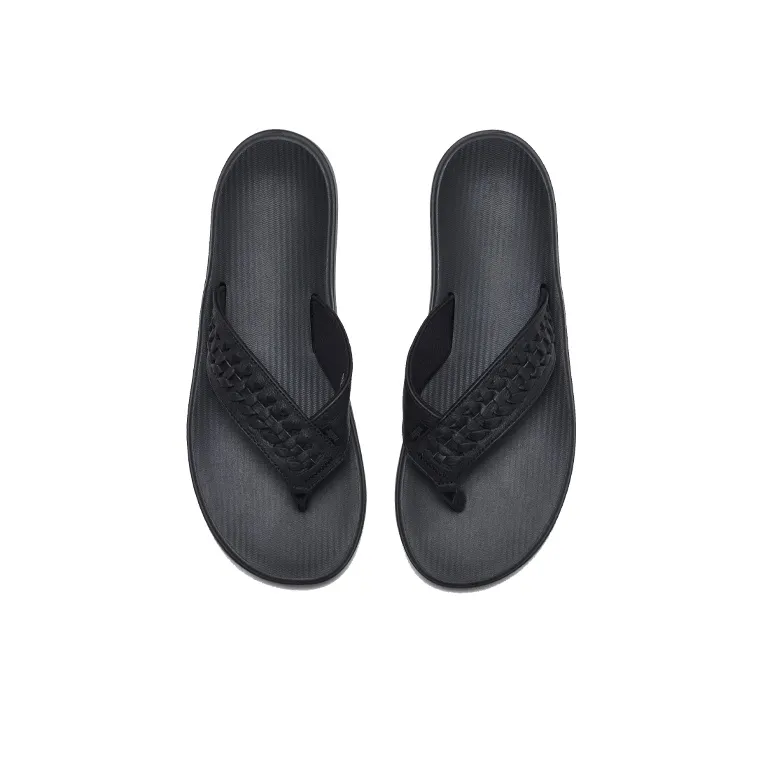 Nike Kepa Kai 2 Leather Pure Black Slippers-2