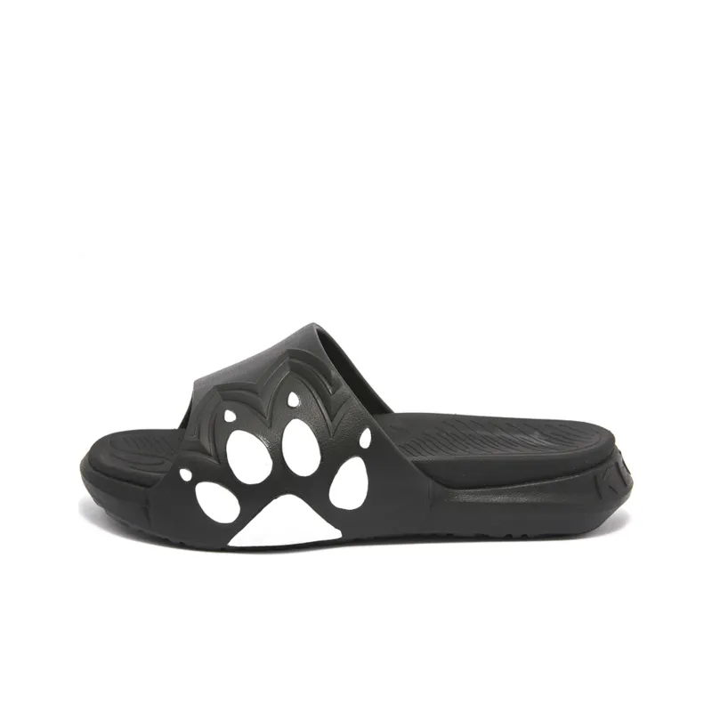 KELME EVA Slip Resistant Abrasion Resistant Quick Drying Sports Slippers Unisex Black-0