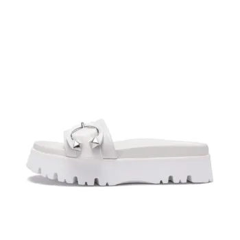 Jimmy Choo Slide Slippers 5.5cm Women's White