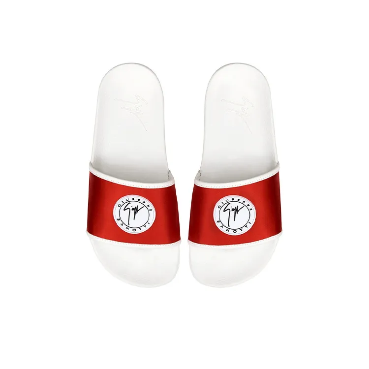 giuseppe zanotti Brett Satin Slides-4