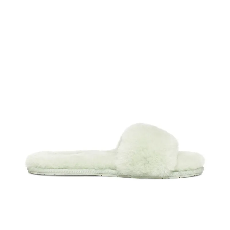 UGG Fluff Slide Stylish Sandals Women's Mint Green-1