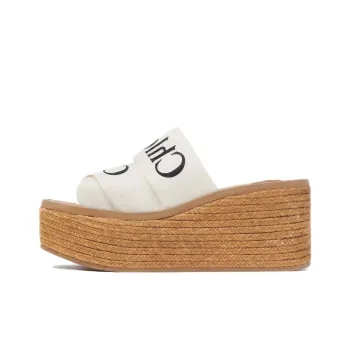 Chloe Slide Slippers Women's White