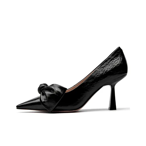 PACO GIL High Heels Women's Low-Top Black