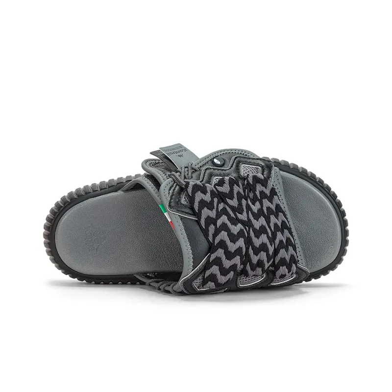 Kappa EVA Slip Resistant Slide Slippers Unisex Black Gray-2