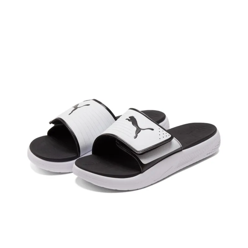 PUMA Softride Slide 'White Black'-2