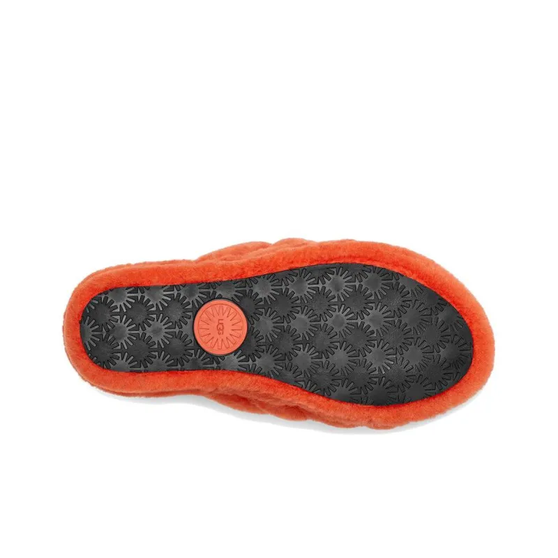 UGG FLUFF YEAH Slippers Women's Orange-5