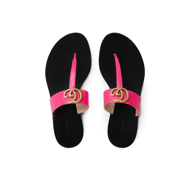 GUCCI Stylish Sandals Women's Neon Pink-3