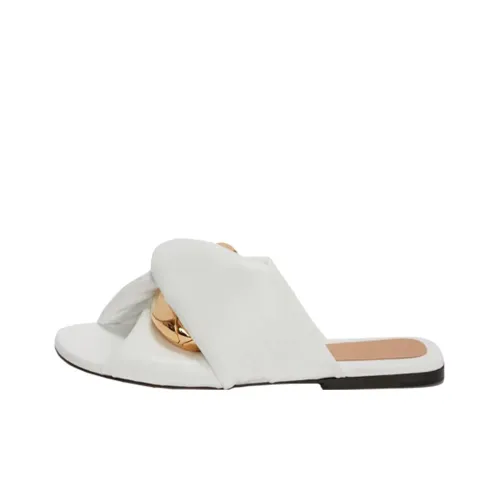 JW Anderson Chain Flip-flops Women's White