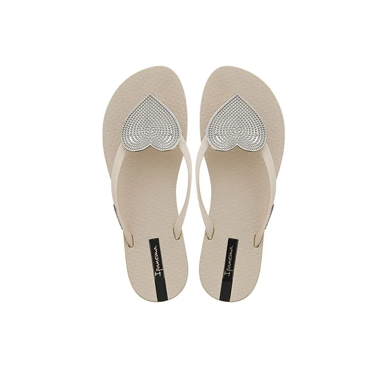 Ipanema Abrasion Resistant Flip Flops Women's Beige-2