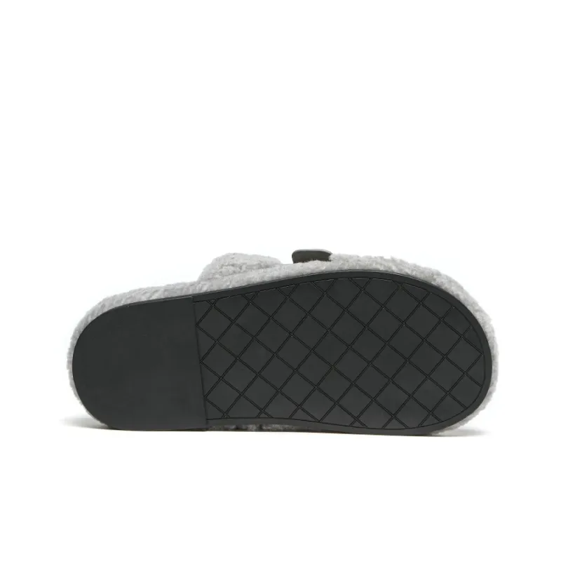 EVERAU Slide Slippers Women's Gray-4