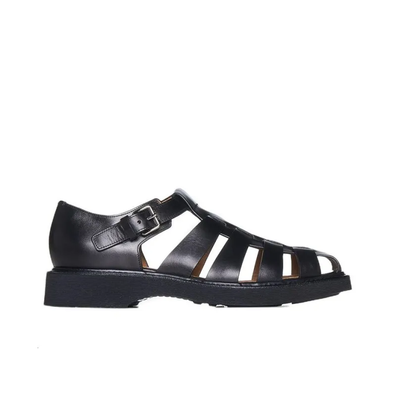 CHURCH'S Hove Roman Sandals Men's Black-1