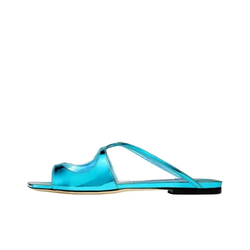 Jimmy Choo Anise Slide Slippers Women's Blue