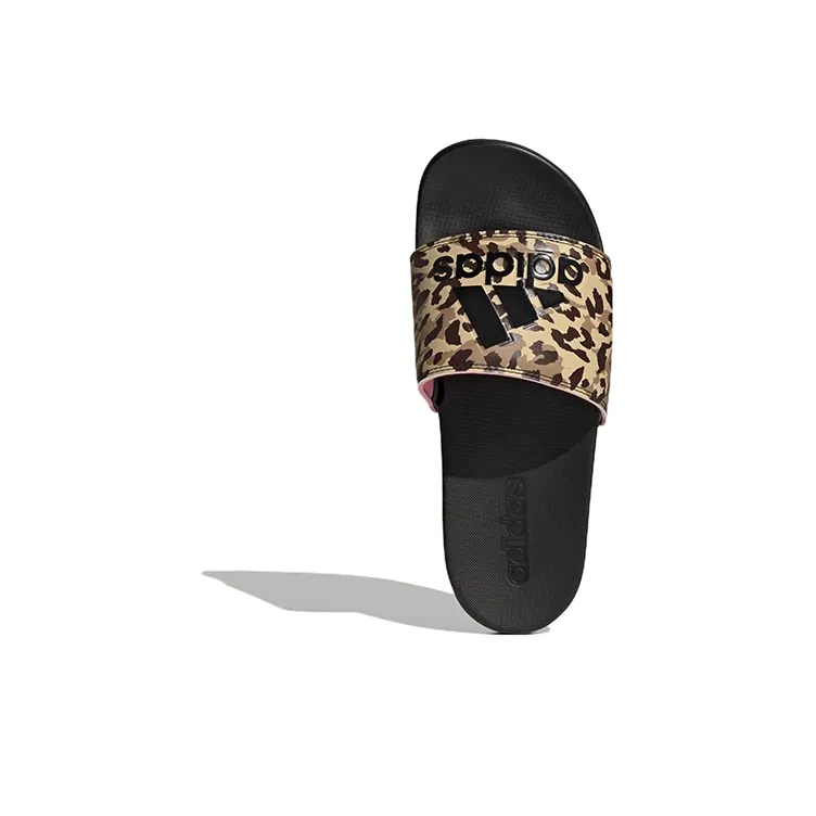 Adidas Adilette Comfort Slides Core Black Beam Pink Women's-4