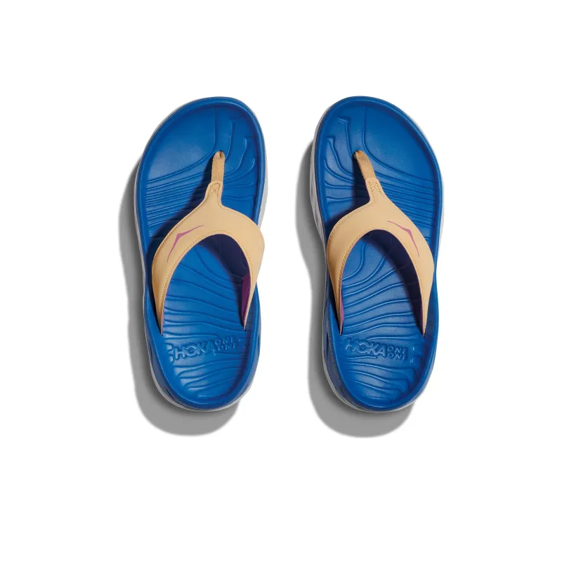 HOKA ONE ONE Ora Recovery Flip Slide 'Impala Coastal Sky' Women's-4
