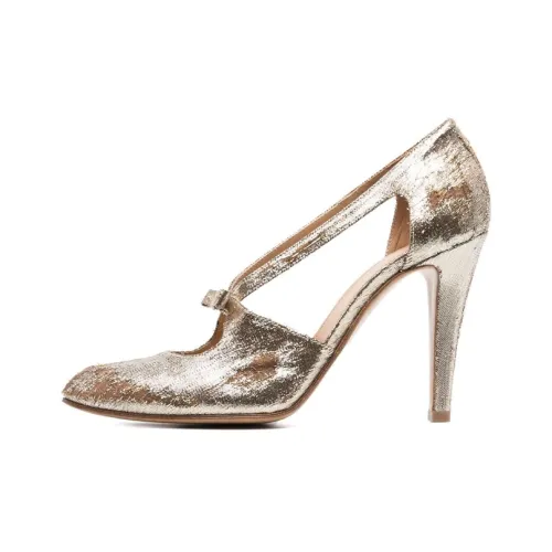 Maison Margiela 100mm Metallic Cut-out Pumps