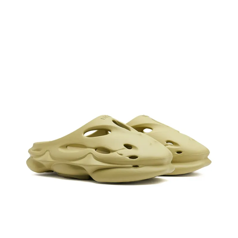 EQLZ EQUALIZER 1100 Slide Slippers Unisex Tender Shoot Yellow-2