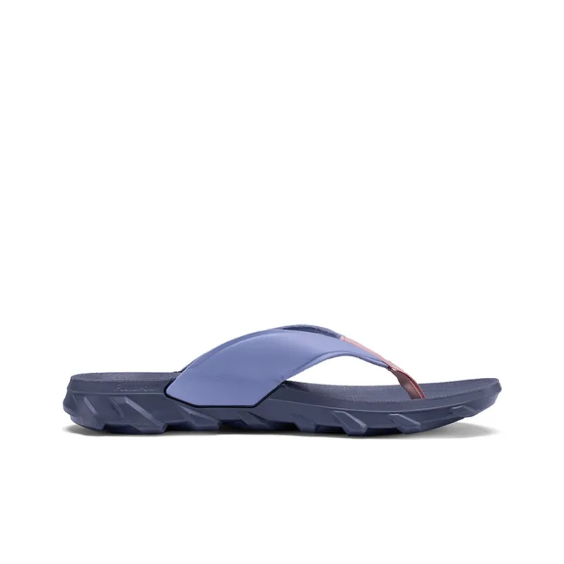 Ecco Drive Rubber Sole Flip Flops Women's Lavender-1