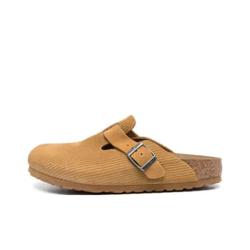 Birkenstock Boston Suede Embossed Narrow Fit 'Butterscotch Brown'
