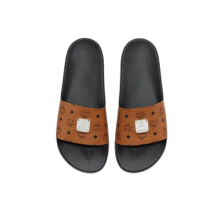 MCM Visetos Slides Women's-3