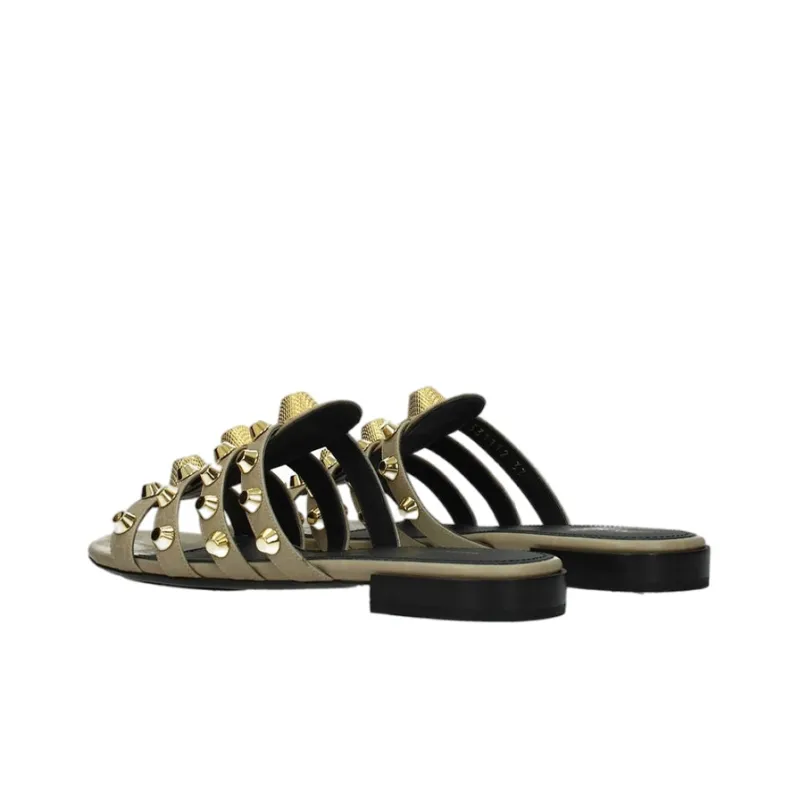 Balenciaga Stylish Sandals Women's Beige-3