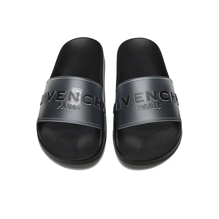 Givenchy Slides Sandals Transparent White Black-3