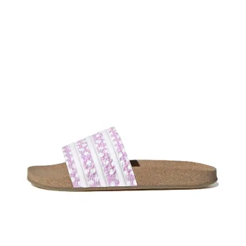 Adilette Women's Adidas Originals Slide 'Polka Dot - Bliss Lilac Gum' Women's