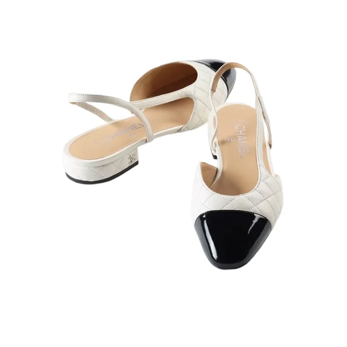CHANEL Stylish Sandal Women's White-3