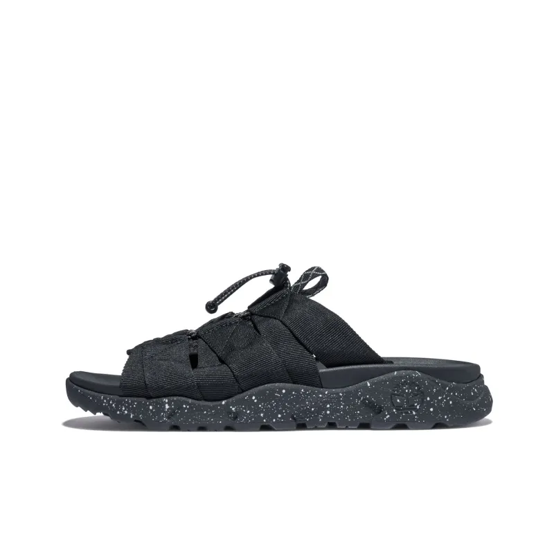 Timberland Ripcord Rubber Sole Slip-Resistant Slide Slippers Men's Black-0