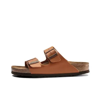 Birkenstock Arizona Soft Footbed Birko Flor 'Ginger Brown'