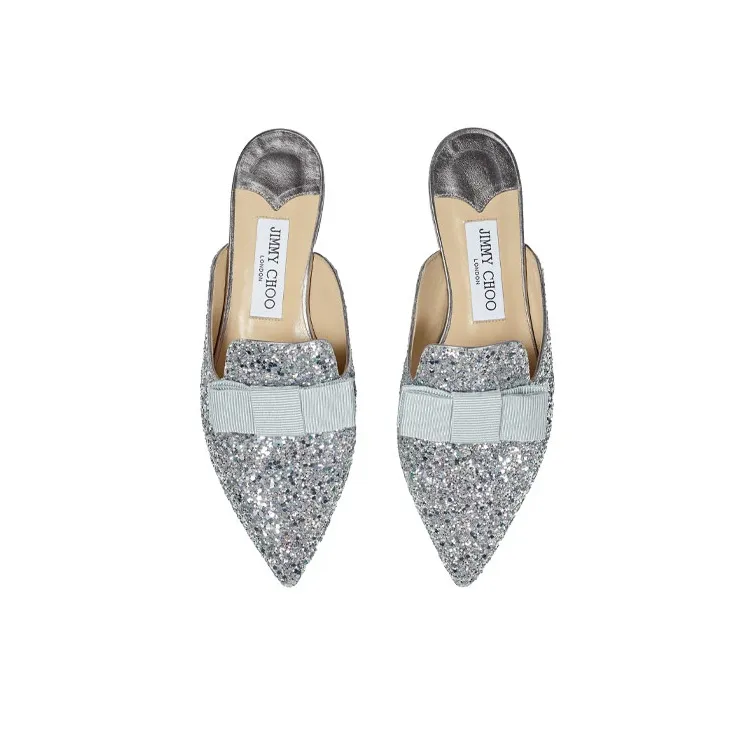 Jimmy Choo Mules Women's Silver-3