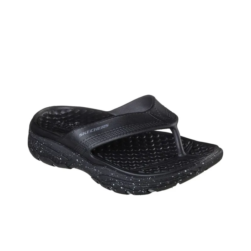Skechers CRESTON ULTRA Rubber Sole Slide Slippers Men's Black-2