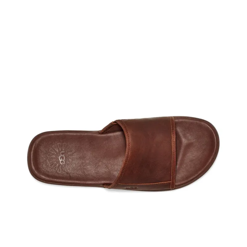 UGG Rubber Sole Slide Slippers Men's Tan-3