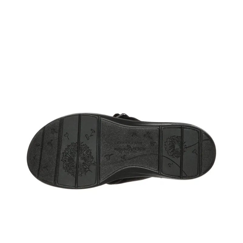 Skechers ARCH FIT LOUNGE Rubber Sole Quick Dry Slide Slippers Women's Black-4