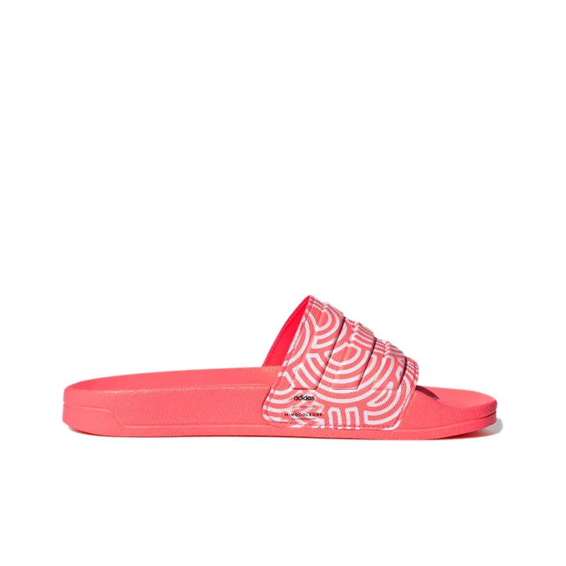 Adidas Adilette 'Pink White Women's-1