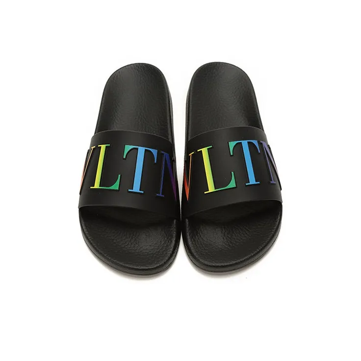 Valentino VLTN Logo Embossed Slip-On Sandals-3