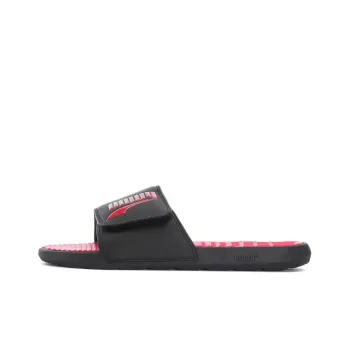 Puma Cool Cat Formstrip Slides 'Black High Risk Red'