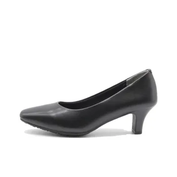 Asics Block Heel High Heels 5.5cm Women's Black