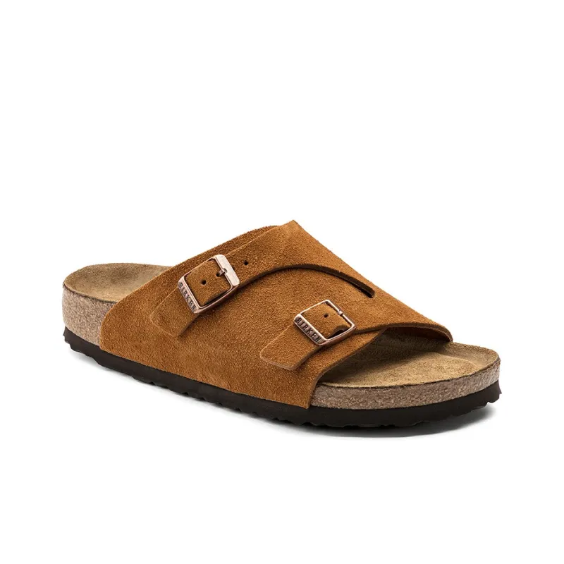 Birkenstock Zrich Soft Footbed Suede Leather 'Mink'-2