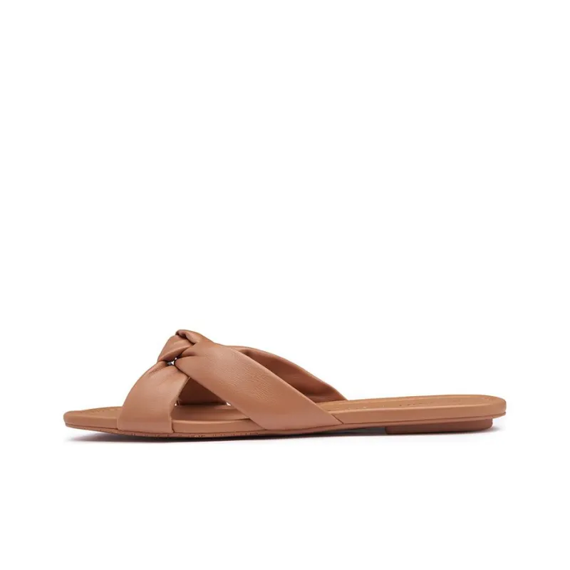Stuart Weitzman/SW PLAYA KNOT FLAT SLIDE Slide Slippers Women's Pink-0