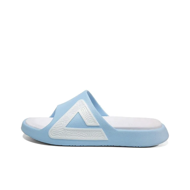 PEAK State Pole Classic Drag Slide Slippers Men's White Blue-0